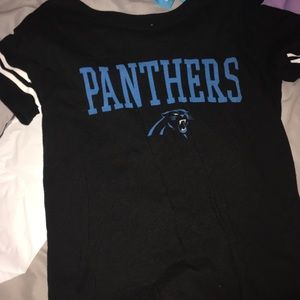 Panthers logo tee shirt